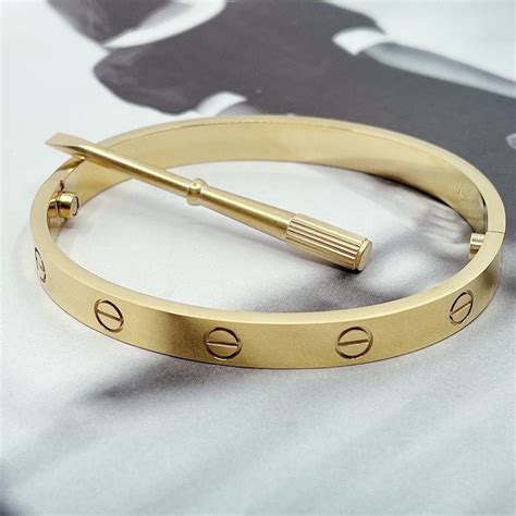 cartier gold love ring dupe|bracelets that look like cartier.